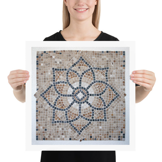 Radial Stillness Mosaic Print
