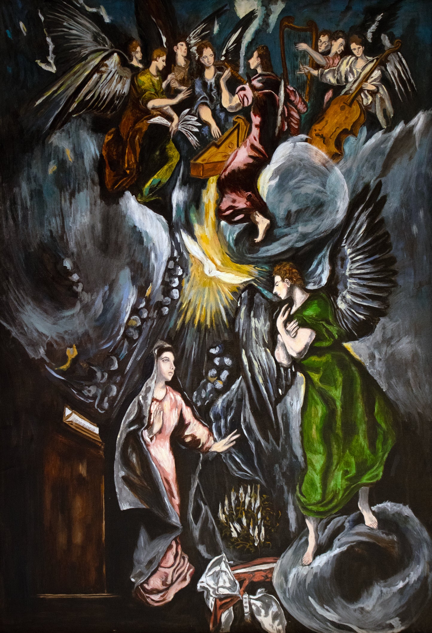 La Anunciación, El Greco Print