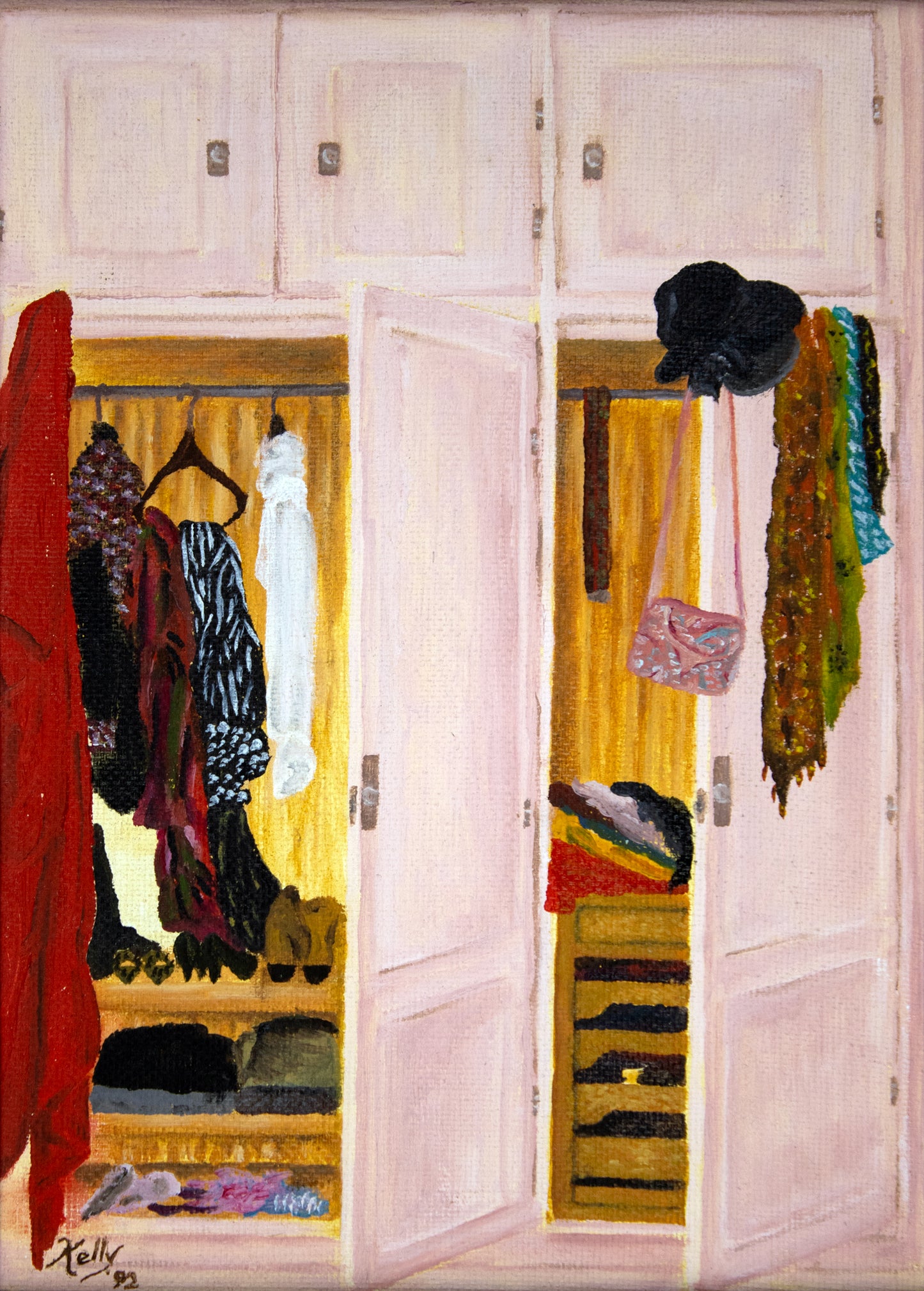 Interior with Wardrobe Print