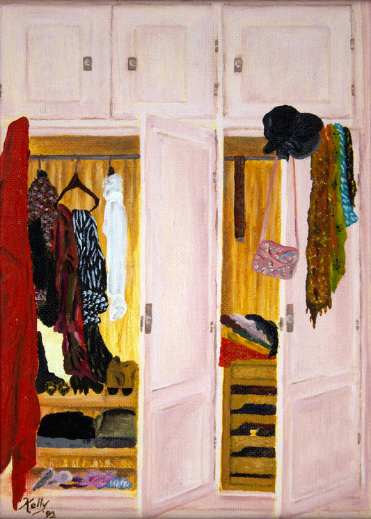 Interior with Wardrobe Print