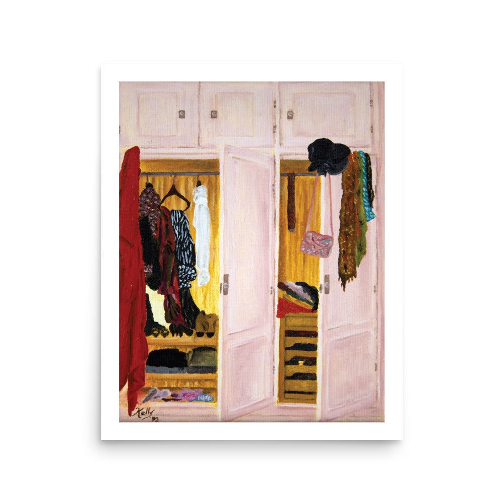 Interior with Wardrobe Print