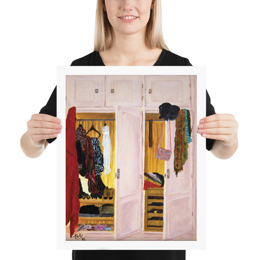 Interior with Wardrobe Print