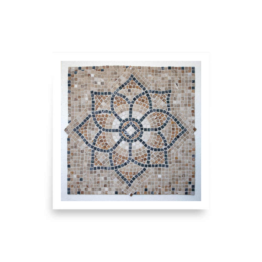 Radial Stillness Mosaic Print