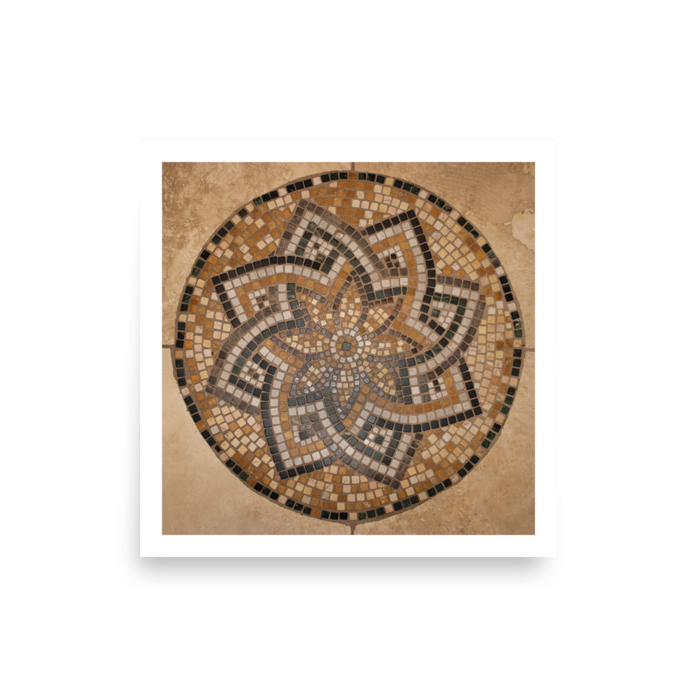 Spiral Measure Mosaic Print