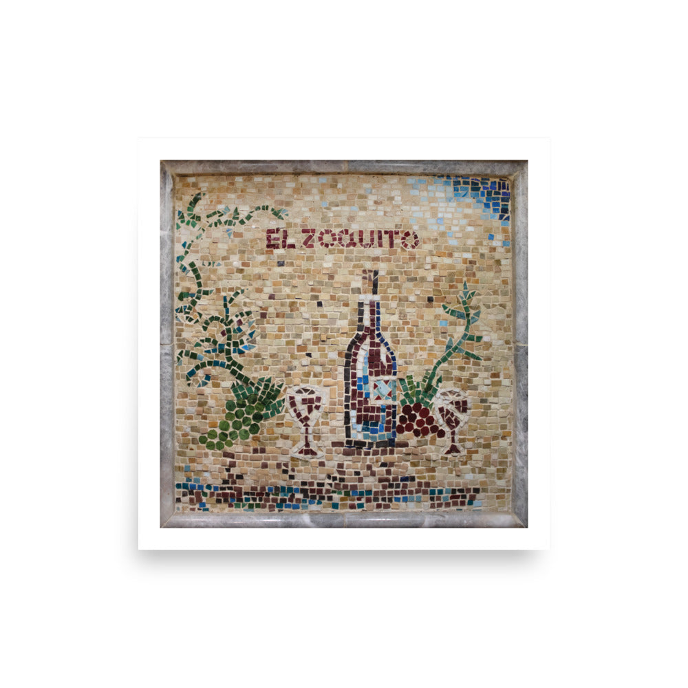 El Zoquito Mosaic Print