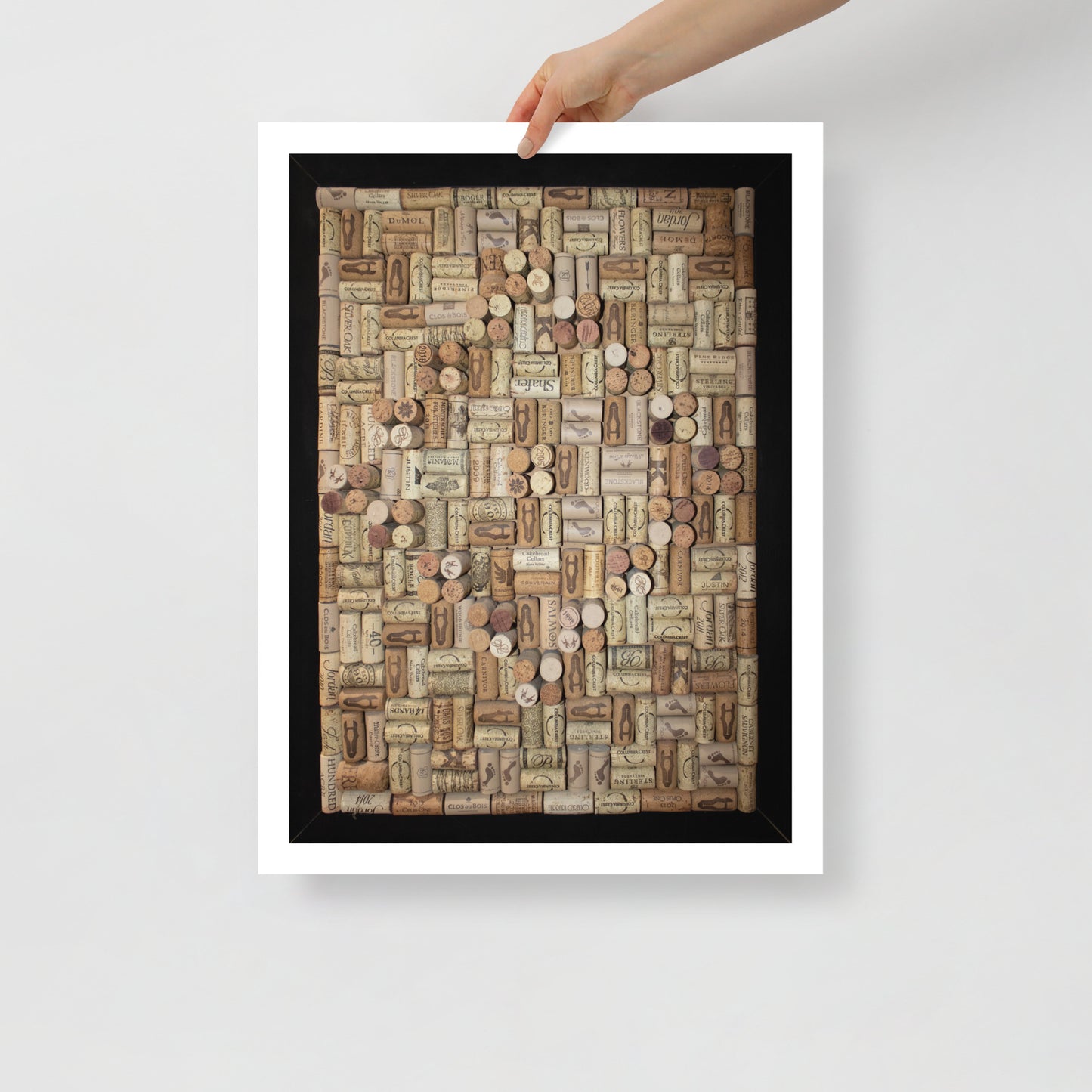Collected Memory Wine Cork Mosaic Print