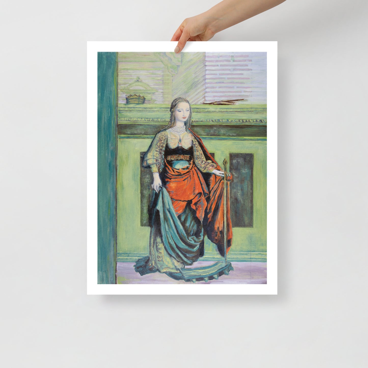 Standing Figure Print