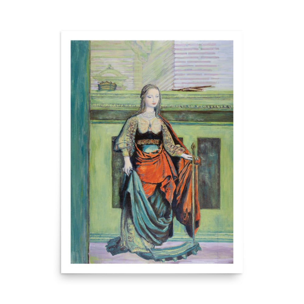 Standing Figure Print