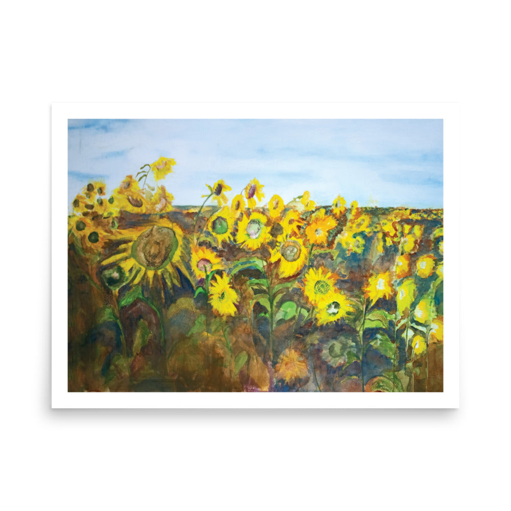 Sunflowers of Ukraine Print