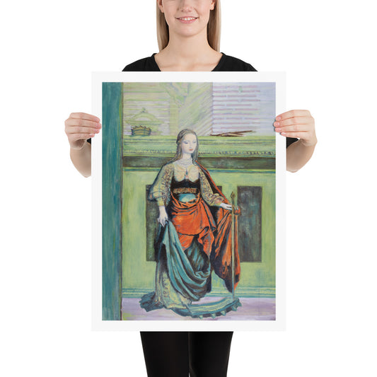 Standing Figure Print