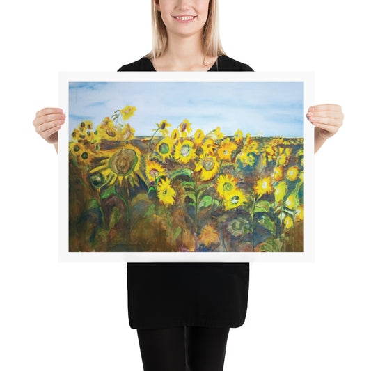 Sunflowers of Ukraine Print